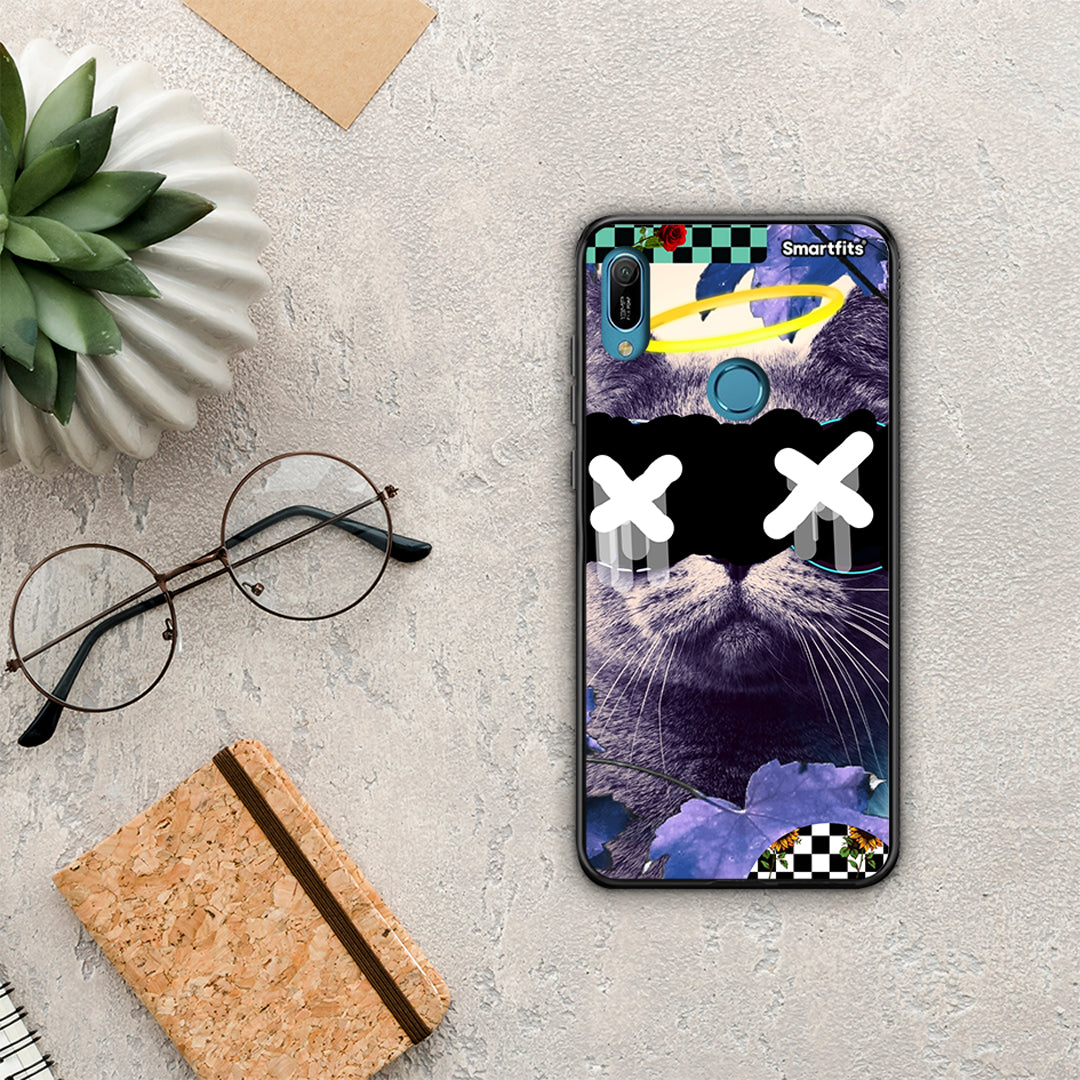 Cat Collage - Huawei Y6 2019 θήκη