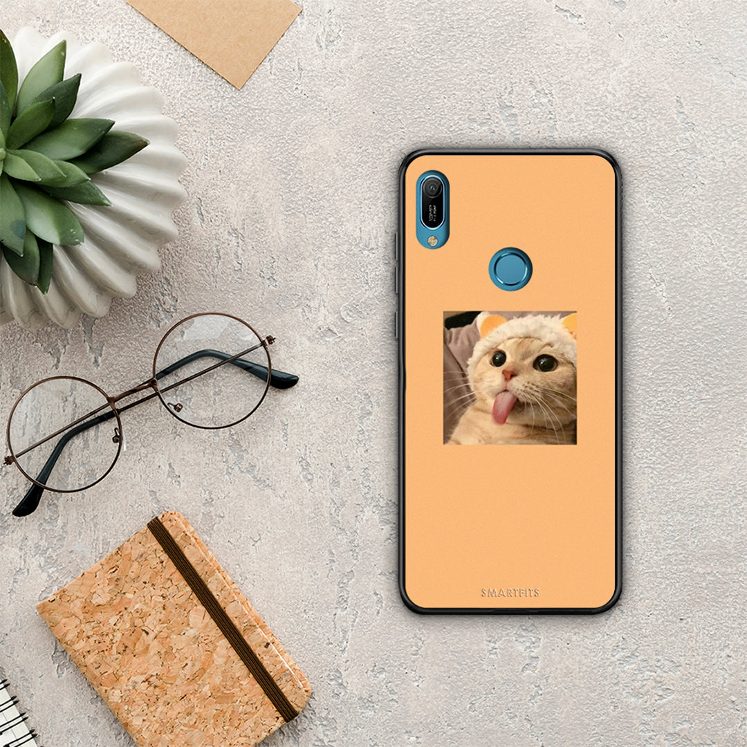 Cat Tongue - Huawei Y6 2019 case