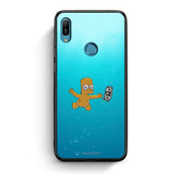 Thumbnail for Huawei Y6 2019 Chasing Money θήκη από τη Smartfits με σχέδιο στο πίσω μέρος και μαύρο περίβλημα | Smartphone case with colorful back and black bezels by Smartfits