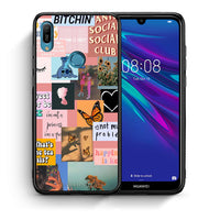 Thumbnail for Θήκη Αγίου Βαλεντίνου Huawei Y6 2019 Collage Bitchin από τη Smartfits με σχέδιο στο πίσω μέρος και μαύρο περίβλημα | Huawei Y6 2019 Collage Bitchin case with colorful back and black bezels