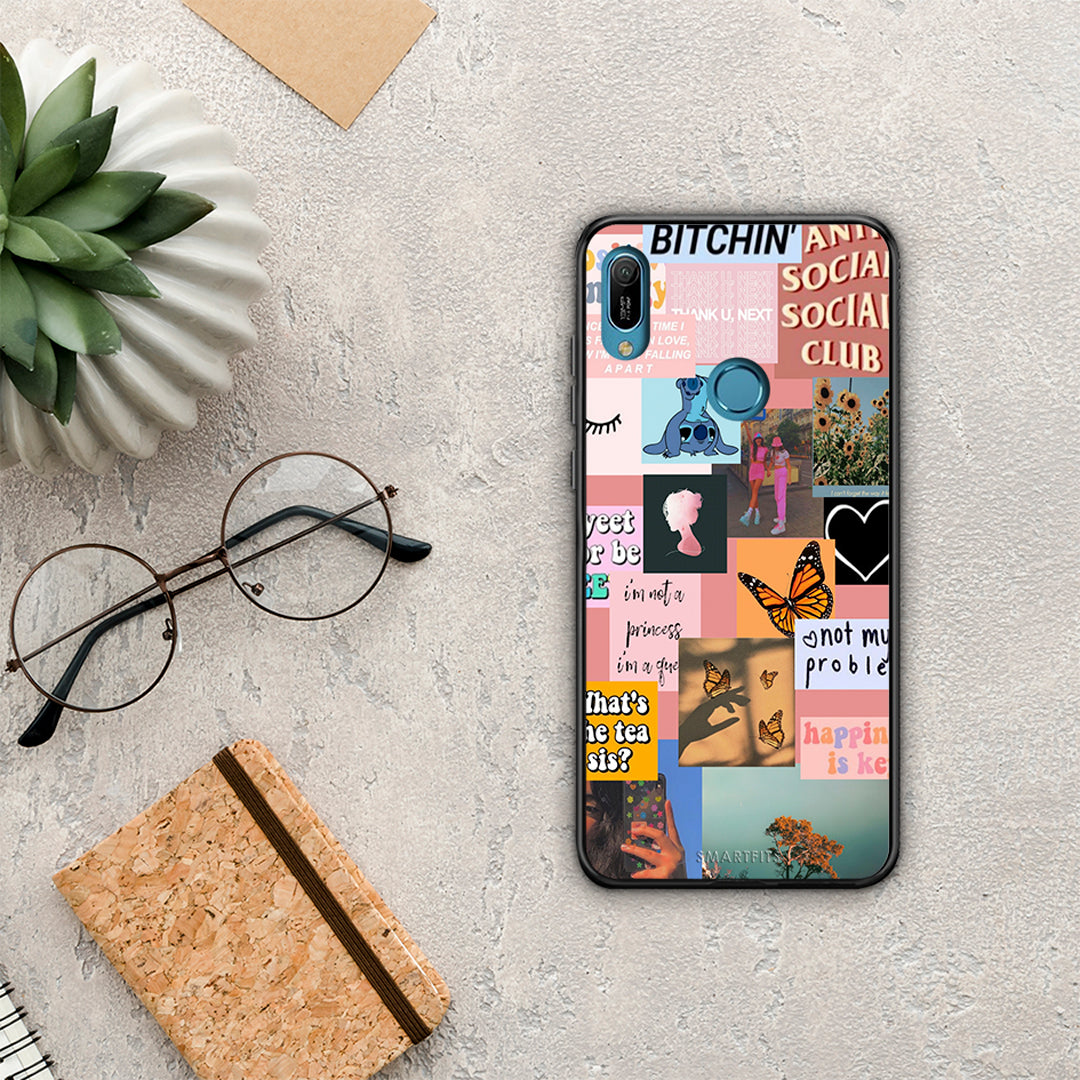 Collage Bitchin - Huawei Y6 2019 case