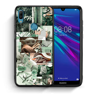 Thumbnail for Θήκη Αγίου Βαλεντίνου Huawei Y6 2019 Collage Dude από τη Smartfits με σχέδιο στο πίσω μέρος και μαύρο περίβλημα | Huawei Y6 2019 Collage Dude case with colorful back and black bezels