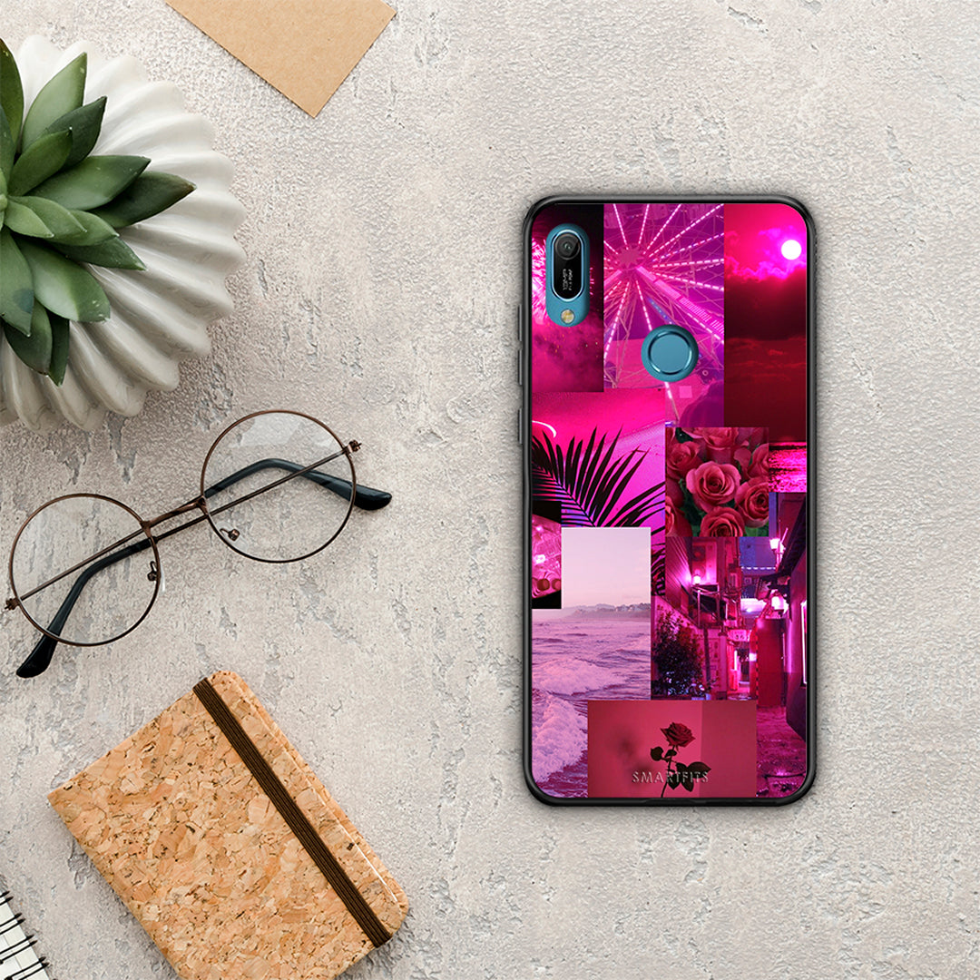 Collage Red Roses - Huawei Y6 2019 case