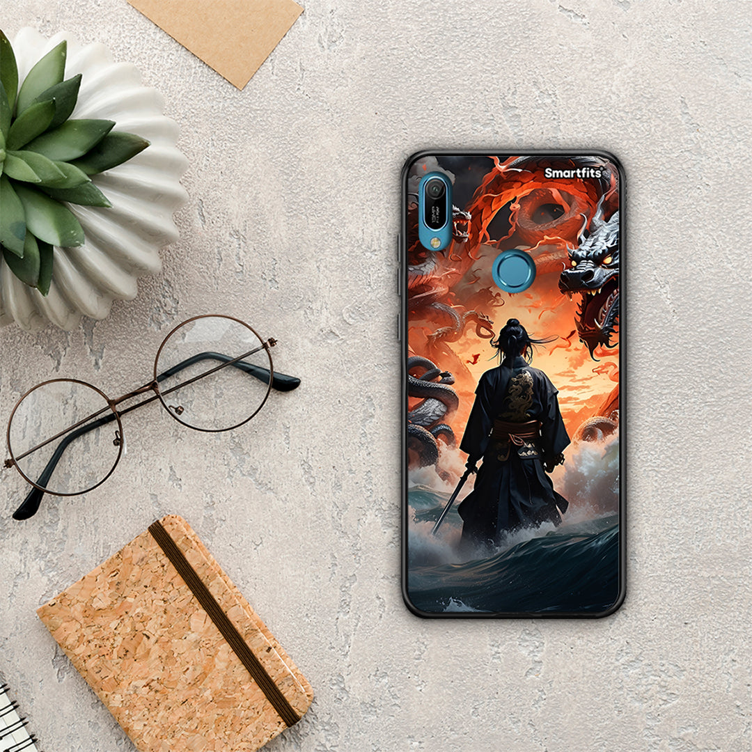 Dragons Fight - Huawei Y6 2019 case