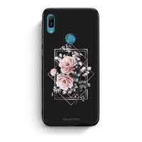 Thumbnail for 4 - Huawei Y6 2019 Frame Flower case, cover, bumper