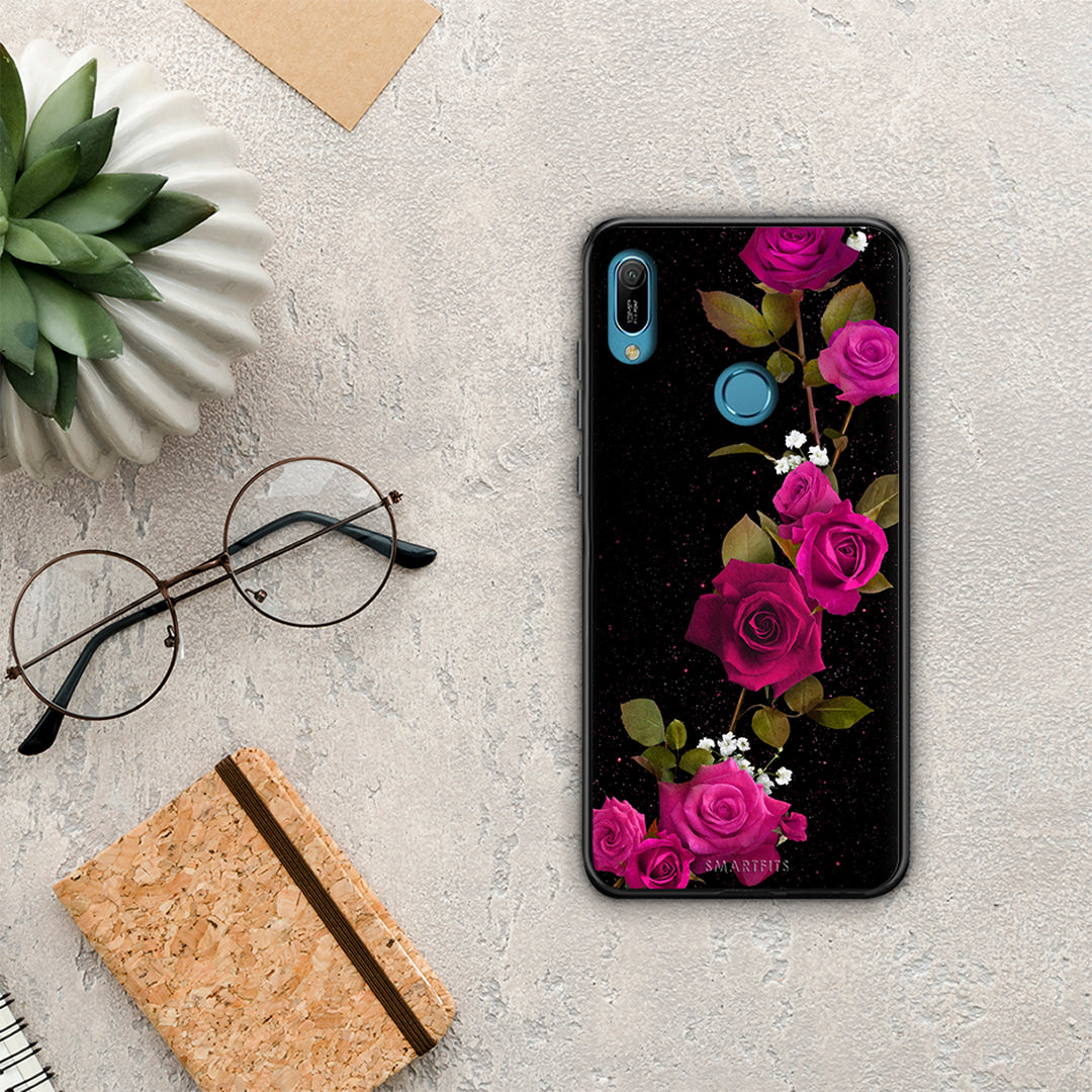 Flower Red Roses - Huawei Y6 2019 case