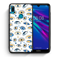 Thumbnail for Θήκη Huawei Y6 2019 Ftou Ftou από τη Smartfits με σχέδιο στο πίσω μέρος και μαύρο περίβλημα | Huawei Y6 2019 Ftou Ftou case with colorful back and black bezels