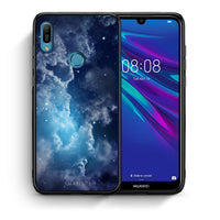 Thumbnail for Θήκη Huawei Y6 2019 Blue Sky Galaxy από τη Smartfits με σχέδιο στο πίσω μέρος και μαύρο περίβλημα | Huawei Y6 2019 Blue Sky Galaxy case with colorful back and black bezels