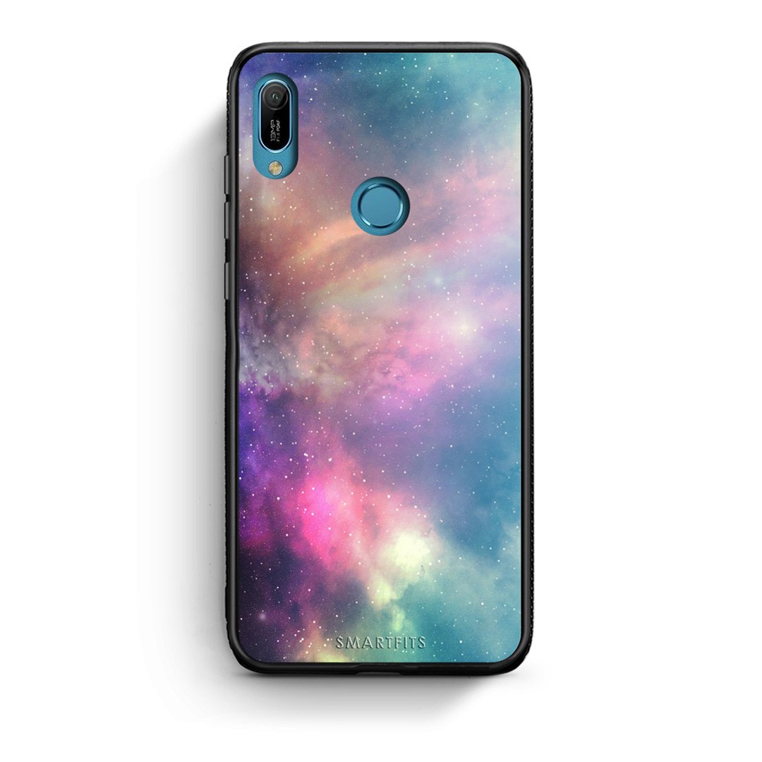 105 - Huawei Y6 2019 Rainbow Galaxy case, cover, bumper