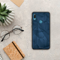Thumbnail for Geometric Blue Abstract - Huawei Y6 2019 case