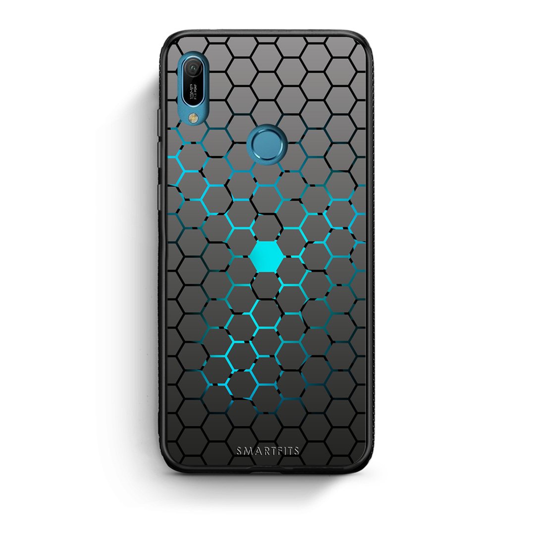 40 - Huawei Y6 2019 Hexagonal Geometric case, cover, bumper