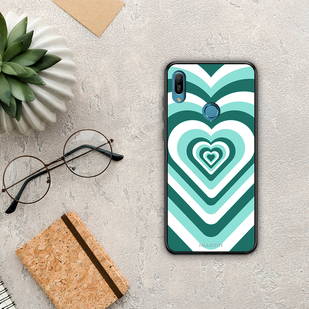 Green Hearts - Huawei Y6 2019 case