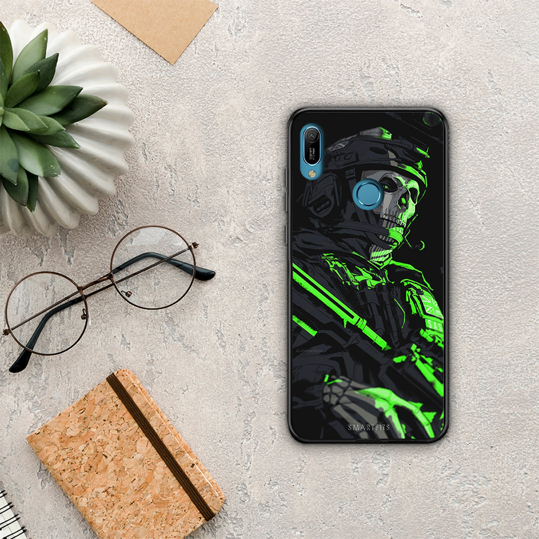 Green Soldier - Huawei Y6 2019 case