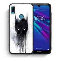 Thumbnail for Θήκη Huawei Y6 2019 Paint Bat Hero από τη Smartfits με σχέδιο στο πίσω μέρος και μαύρο περίβλημα | Huawei Y6 2019 Paint Bat Hero case with colorful back and black bezels