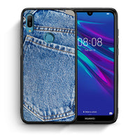 Thumbnail for Θήκη Huawei Y6 2019 Jeans Pocket από τη Smartfits με σχέδιο στο πίσω μέρος και μαύρο περίβλημα | Huawei Y6 2019 Jeans Pocket case with colorful back and black bezels