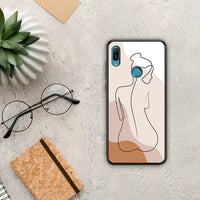 Thumbnail for Lineart Woman - Huawei Y6 2019 case