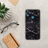 Thumbnail for Marble Black Rosegold - Huawei Y6 2019 case
