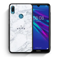 Thumbnail for Θήκη Huawei Y6 2019 Queen Marble από τη Smartfits με σχέδιο στο πίσω μέρος και μαύρο περίβλημα | Huawei Y6 2019 Queen Marble case with colorful back and black bezels