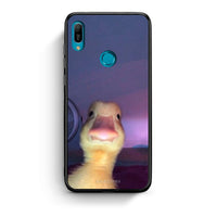 Thumbnail for Huawei Y6 2019 Meme Duck θήκη από τη Smartfits με σχέδιο στο πίσω μέρος και μαύρο περίβλημα | Smartphone case with colorful back and black bezels by Smartfits