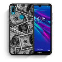 Thumbnail for Θήκη Huawei Y6 2019 Money Dollars από τη Smartfits με σχέδιο στο πίσω μέρος και μαύρο περίβλημα | Huawei Y6 2019 Money Dollars case with colorful back and black bezels