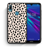 Thumbnail for Θήκη Huawei Y6 2019 New Polka Dots από τη Smartfits με σχέδιο στο πίσω μέρος και μαύρο περίβλημα | Huawei Y6 2019 New Polka Dots case with colorful back and black bezels