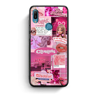 Thumbnail for Huawei Y6 2019 Pink Love Θήκη Αγίου Βαλεντίνου από τη Smartfits με σχέδιο στο πίσω μέρος και μαύρο περίβλημα | Smartphone case with colorful back and black bezels by Smartfits