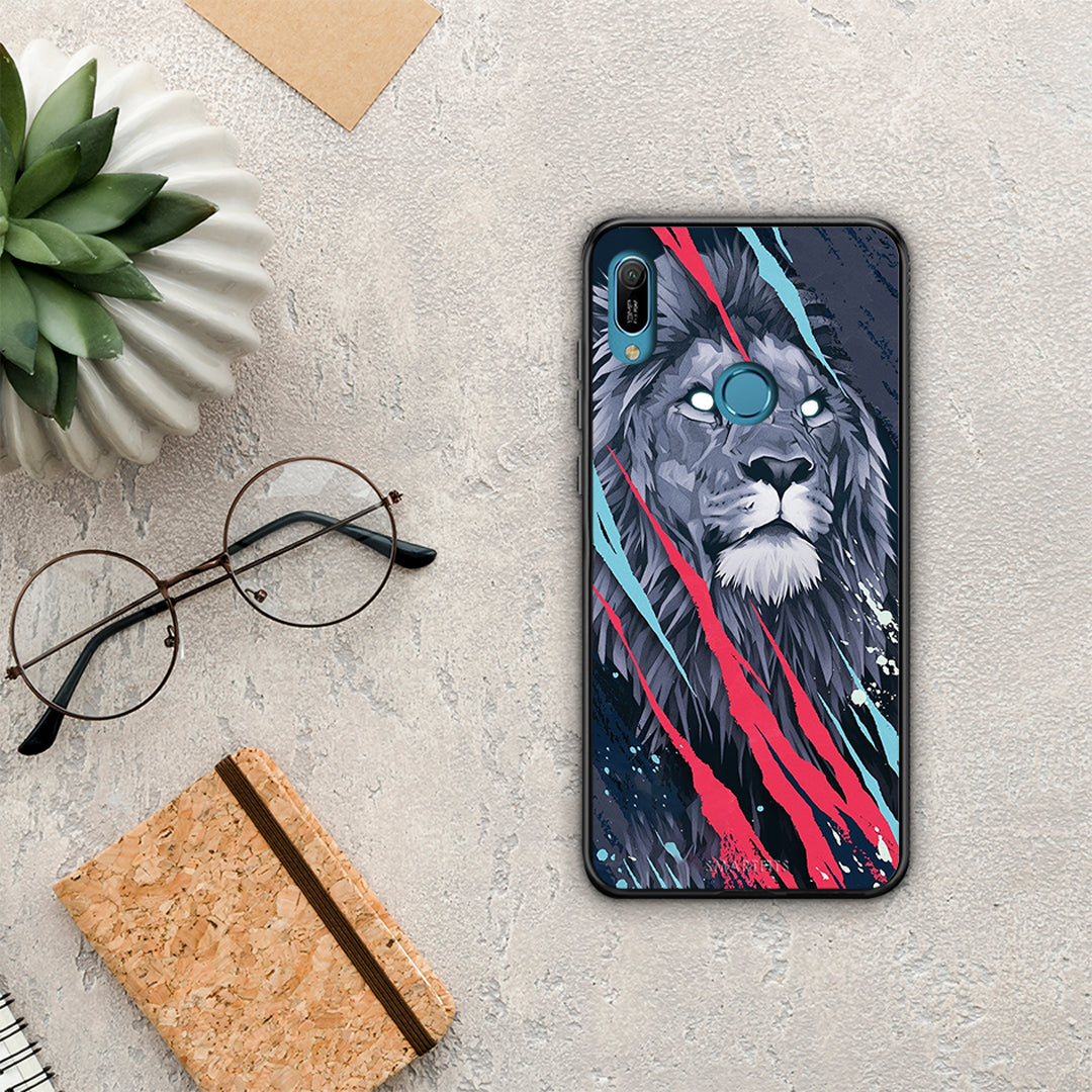PopArt Lion Designer - Huawei Y6 2019 case