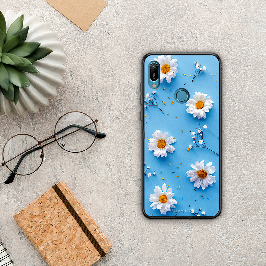 Real Daisies - Huawei Y6 2019 case