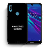 Thumbnail for Θήκη Huawei Y6 2019 Salute από τη Smartfits με σχέδιο στο πίσω μέρος και μαύρο περίβλημα | Huawei Y6 2019 Salute case with colorful back and black bezels