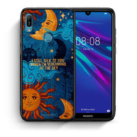 Thumbnail for Θήκη Huawei Y6 2019 Screaming Sky από τη Smartfits με σχέδιο στο πίσω μέρος και μαύρο περίβλημα | Huawei Y6 2019 Screaming Sky case with colorful back and black bezels