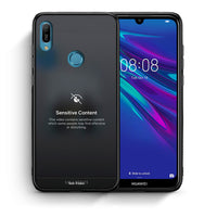 Thumbnail for Θήκη Huawei Y6 2019 Sensitive Content από τη Smartfits με σχέδιο στο πίσω μέρος και μαύρο περίβλημα | Huawei Y6 2019 Sensitive Content case with colorful back and black bezels