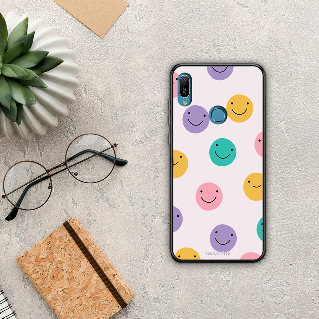 Smiley Faces - Huawei Y6 2019 case