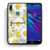 Thumbnail for Θήκη Huawei Y6 2019 Summer Daisies από τη Smartfits με σχέδιο στο πίσω μέρος και μαύρο περίβλημα | Huawei Y6 2019 Summer Daisies case with colorful back and black bezels