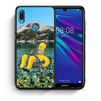 Thumbnail for Θήκη Huawei Y6 2019 Summer Happiness από τη Smartfits με σχέδιο στο πίσω μέρος και μαύρο περίβλημα | Huawei Y6 2019 Summer Happiness case with colorful back and black bezels