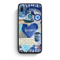 Thumbnail for Huawei Y6 2019 Summer In Greece Θήκη από τη Smartfits με σχέδιο στο πίσω μέρος και μαύρο περίβλημα | Smartphone case with colorful back and black bezels by Smartfits