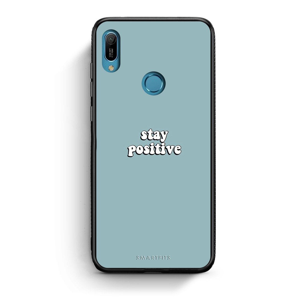 4 - Huawei Y6 2019 Positive Text case, cover, bumper