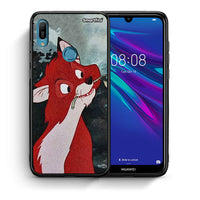 Thumbnail for Θήκη Huawei Y6 2019 Tod And Vixey Love 1 από τη Smartfits με σχέδιο στο πίσω μέρος και μαύρο περίβλημα | Huawei Y6 2019 Tod And Vixey Love 1 case with colorful back and black bezels
