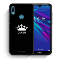 Thumbnail for Θήκη Huawei Y6 2019 Queen Valentine από τη Smartfits με σχέδιο στο πίσω μέρος και μαύρο περίβλημα | Huawei Y6 2019 Queen Valentine case with colorful back and black bezels