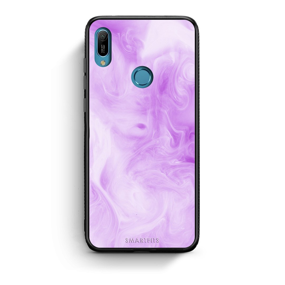 99 - Huawei Y6 2019 Watercolor Lavender case, cover, bumper