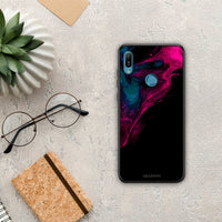 Thumbnail for Watercolor Pink Black - Huawei Y6 2019 case