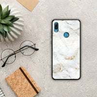 Thumbnail for White Gold Marble - Huawei Y6 2019 case