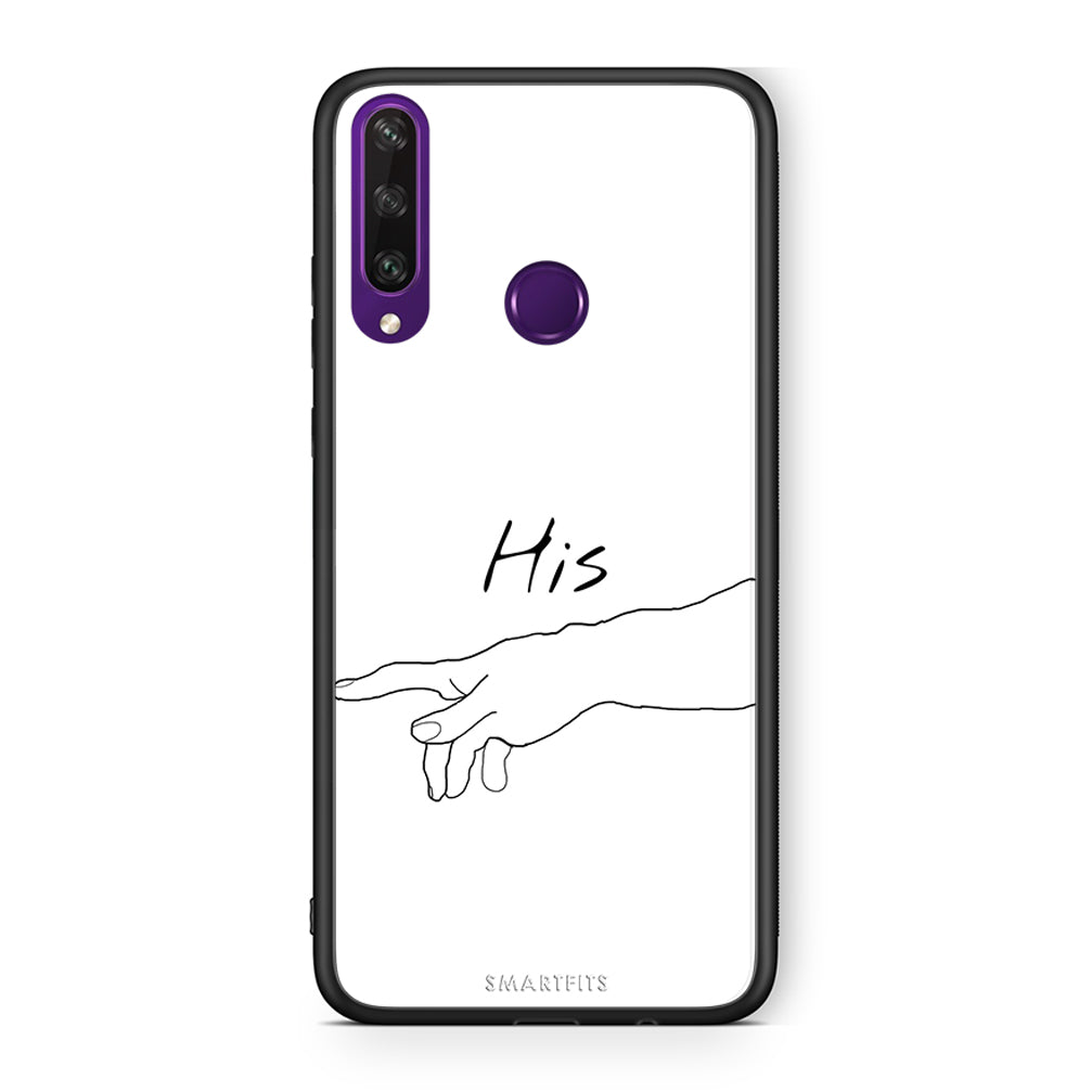 Huawei Y6p Aeshetic Love 2 Θήκη Αγίου Βαλεντίνου από τη Smartfits με σχέδιο στο πίσω μέρος και μαύρο περίβλημα | Smartphone case with colorful back and black bezels by Smartfits