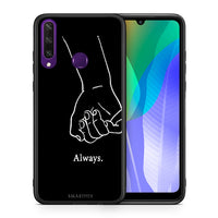 Thumbnail for Θήκη Αγίου Βαλεντίνου Huawei Y6p Always & Forever 1 από τη Smartfits με σχέδιο στο πίσω μέρος και μαύρο περίβλημα | Huawei Y6p Always & Forever 1 case with colorful back and black bezels