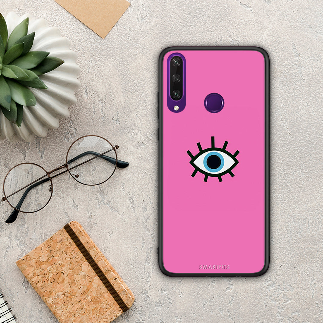 Blue Eye Pink - Huawei Y6p case