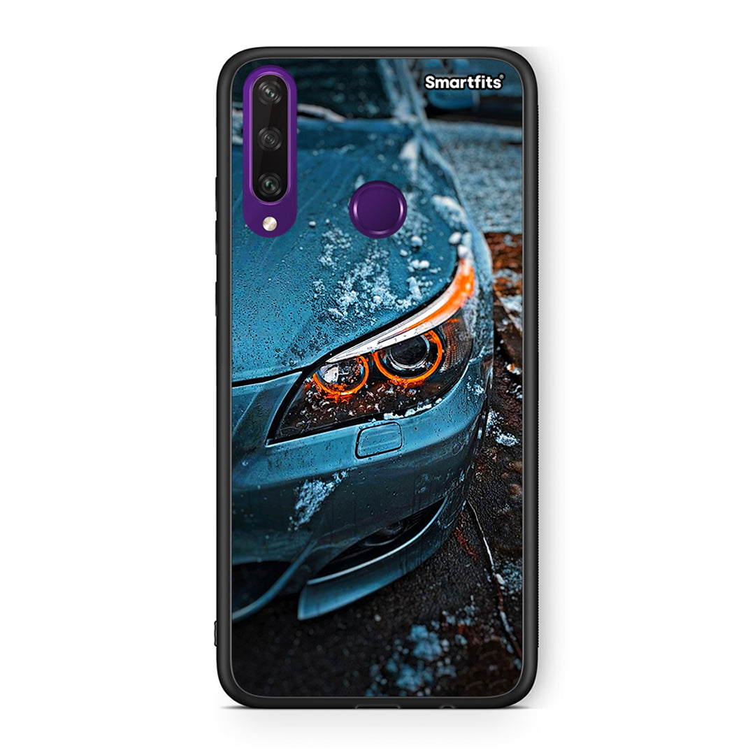 Huawei Y6p Bmw E60 Θήκη από τη Smartfits με σχέδιο στο πίσω μέρος και μαύρο περίβλημα | Smartphone case with colorful back and black bezels by Smartfits