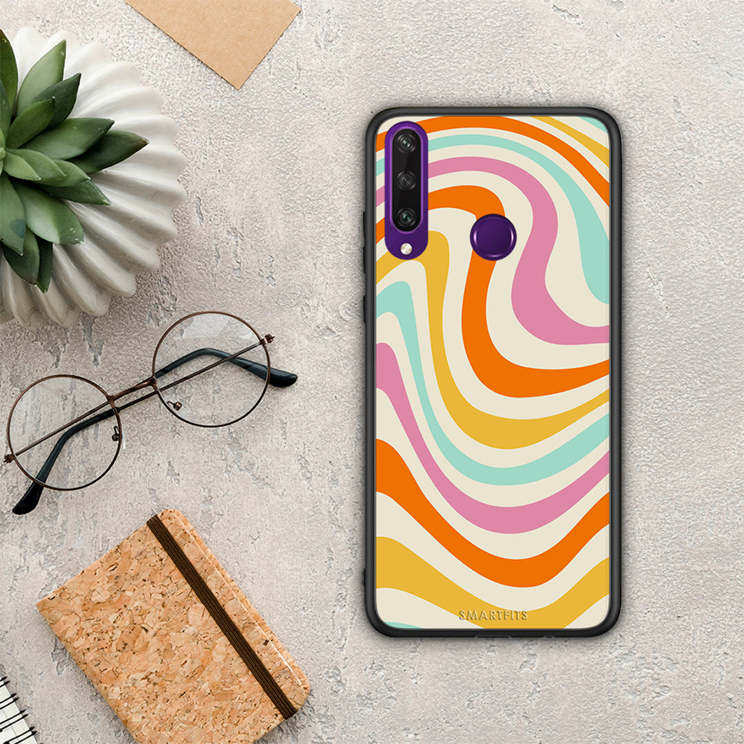 Colorful Waves - Huawei Y6P case