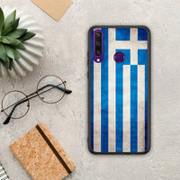 Thumbnail for Flag Greek - Huawei Y6p case