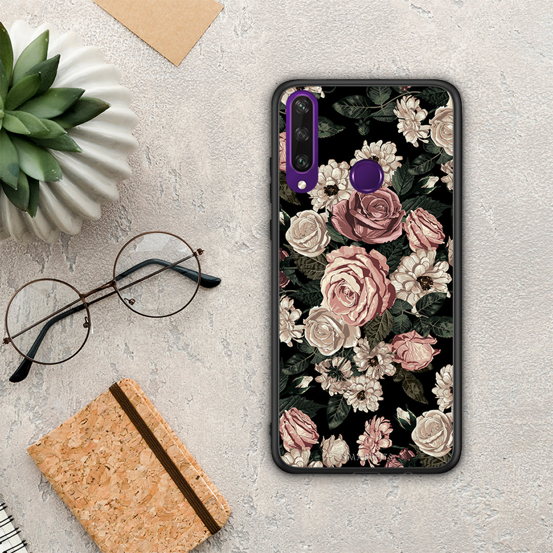 Flower Wild Roses - Huawei Y6p case