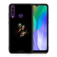 Thumbnail for Θήκη Huawei Y6p Clown Hero από τη Smartfits με σχέδιο στο πίσω μέρος και μαύρο περίβλημα | Huawei Y6p Clown Hero case with colorful back and black bezels