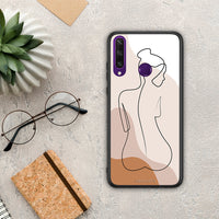 Thumbnail for LineArt Woman - Huawei Y6p case